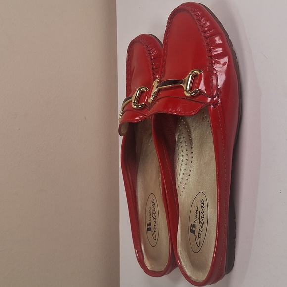 Brown's Couture Patent Leather Horse Bit Mules Size 8 - Picture 2 of 11